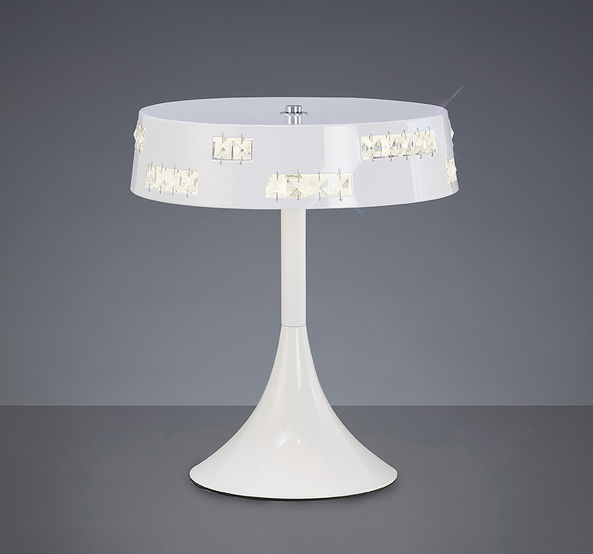 IL80002  Phoenix Crystal 9W LED Table Lamp